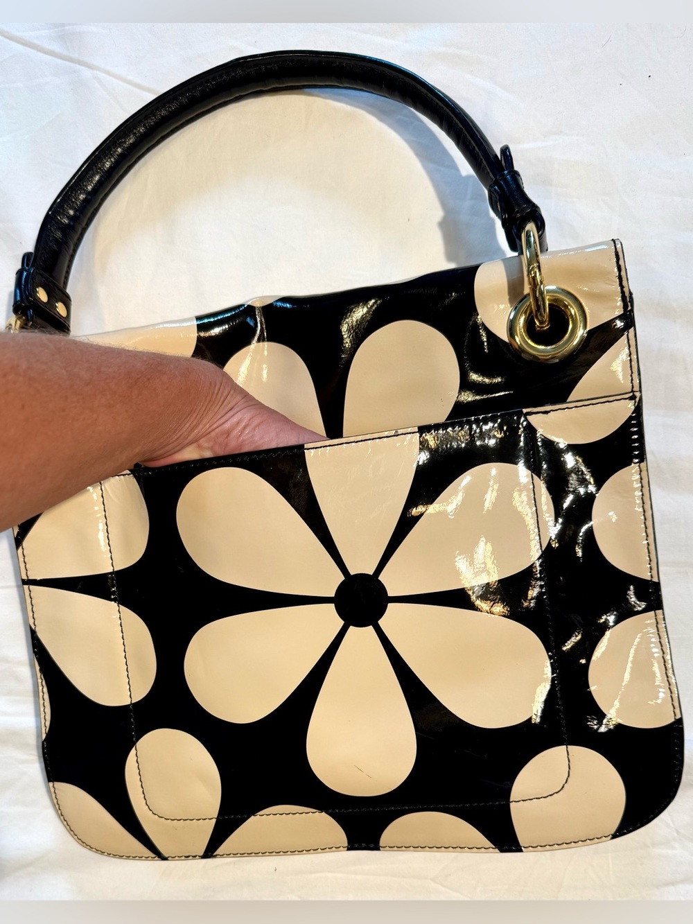 ORLA KIELY Printed Patent Leather Bag - Picture 11 of 16